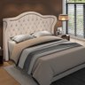 Cabeceira Cama Box Queen 160 Cm P05 Lisboa Linho Creme - Lyam Decor - 2