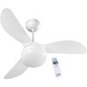 Ventilador de Teto com Controle Remoto Ventisol Fenix 3 Pás Branco 127V - 1