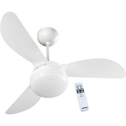 Ventilador de Teto com Controle Remoto Ventisol Fenix 3 Pás Branco 127V - 1 Ventilador de Teto com Controle Remoto Ventisol Fenix 3 Pás Branco 127V - 1