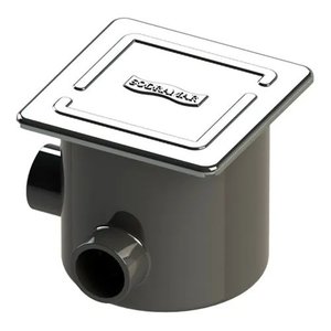 Caixa de Passagem Redonda Tampa Inox Sodramar