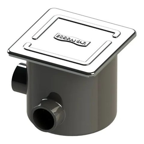 Caixa de Passagem Redonda Tampa Inox Sodramar