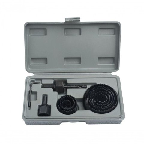 Serra Copo Madeira Jg 11pcs 3/4-2.1/2 Maleta 9jo