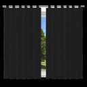 Ver imagem 3 de Cortina Blackout Preto 280 X 280 Cm com Alça para Varão
