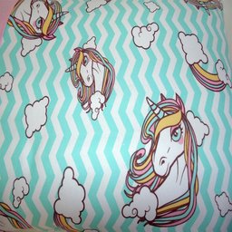 Jogo de Cama Bene Casa Solteiro Malha Estampado 2 Peças Unicórnio Rosa - 3