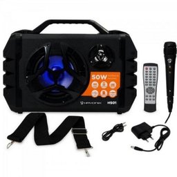 Caixa de Som Portátil Bluetooth Microsd USB Fm Hayonik Hs01 - 6