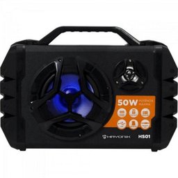 Caixa de Som Portátil Bluetooth Microsd USB Fm Hayonik Hs01 - 1