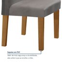 Ver imagem 7 de Conjunto Sala de Jantar Mesa Tampo em Mdf 6 Cadeiras Espanha Yescasa