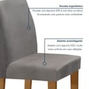 Ver imagem 7 de Conjunto Sala de Jantar Mesa Tampo em MDF 6 Cadeiras Espanha Yescasa