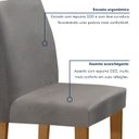 Ver imagem 6 de Conjunto Sala de Jantar Mesa Tampo em Mdf 6 Cadeiras Espanha Yescasa