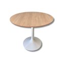 Ver imagem 1 de Mesa de Jantar Saarinen Redonda 90 Cm - Jade Cor Branco