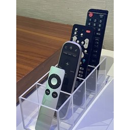 Organizador Porta Controle Remoto De Mesa Premium Acrílico - 4