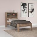 Ver imagem 2 de Jogo Roupeiro com Espelho e Cama Solteiro Jeremias Atacama