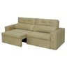 Sofá 4 Lugares Parma Retrátil e Reclinável Suede Amassado- Rifletti - 2