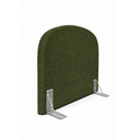Ver imagem 5 de Kit Cabeceira King 158cm + Recamier Banco Puff Bouclé Fly:Verde