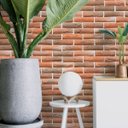 Ver imagem 2 de Papel de Parede Adesivo Tijolinho Natural Rejunte Branco 10m