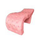 Ver imagem 1 de Maca Ana Estética Capitone 80 Cm Slk Decor Opala Rosa Claro