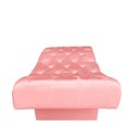 Ver imagem 3 de Maca Ana Estética Capitone 80 Cm Slk Decor Opala Rosa Claro