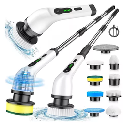Escova de Limpeza Elétrica 25w Usb Esfregão Giratório 7 em 1 Recarregável - 2