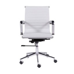 Cadeira de Escritório Eames Esteirinha Baixa Branca - 3