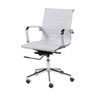Cadeira de Escritório Eames Esteirinha Baixa Branca - 1
