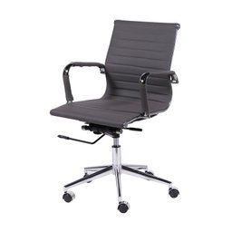 Cadeira de Escritório Eames Esteirinha Baixa - Cinza - 1
