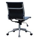 Ver imagem 3 de Cadeira de Escritório Madrid Cromada sem Braços Preta