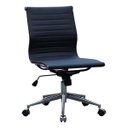 Ver imagem 1 de Cadeira de Escritório Madrid Cromada sem Braços Preta