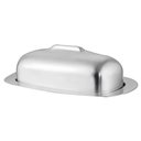 Ver imagem 2 de Manteigueira de Inox Porta Manteiga com Tampa Oval