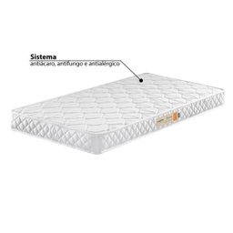 Colchão Berço Ecoflex para Padrão Americano D18 Branco - Antiácaro, Antifungo e Antialérgico 70x130x12cm - 3