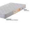 Colchão Berço Ecoflex para Padrão Americano D18 Branco - Antiácaro, Antifungo e Antialérgico - 70x130x10cm - 2