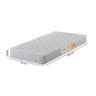 Colchão Berço Ecoflex para Padrão Americano D18 Branco - Antiácaro, Antifungo e Antialérgico - 70x130x10cm - 5