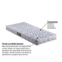 Ver imagem 3 de Colchão Infantil Ecoflex para Mini Cama D18 Bambu - Sistema Antiácaro, Antifungo e Antialérgico - 70x150x12cm Branco