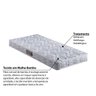 Colchão Infantil Ecoflex para Mini Cama D18 Bambu - Sistema Antiácaro, Antifungo e Antialérgico - 70x150x12cm Branco - 3