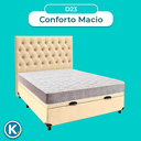 Ver imagem 4 de Kit Cama Box Bau + Cabeceira + Colchão Casal D23 - D23 - Inducol