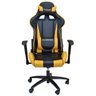 Cadeira de Escritório Pro Gamer Preto e Amarelo - 4