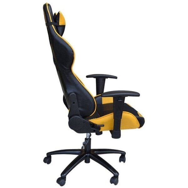 Cadeira de Escritório Pro Gamer Preto e Amarelo - 3