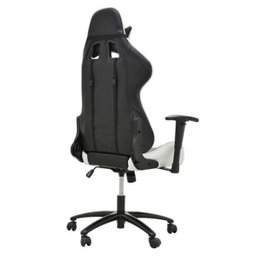 Cadeira de Escritório Pro Gamer Preto e Branco - 2