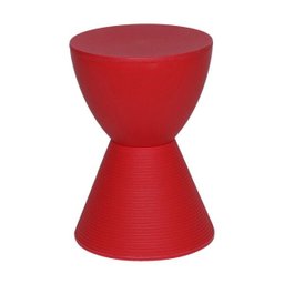 Banco Tub Color Ampulheta Vermelho - 1