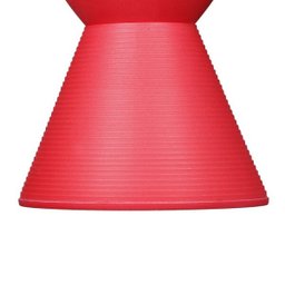 Banco Tub Color Ampulheta Vermelho - 3