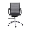 Ver imagem 2 de Cadeira de Escritório Baixa em Tela Mesh com Braços e Rodízios 3303