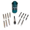 Kit de Ponteiras Bits para Parafusadeira Makita B-28896 em Estojo Tipo Chave Manual 1/4" Hexa com 18 - 8