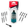Kit de Ponteiras Bits para Parafusadeira Makita B-28896 em Estojo Tipo Chave Manual 1/4" Hexa com 18 - 2