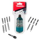Ver imagem 2 de Kit de Ponteiras Bits para Parafusadeira Makita B-28896 em Estojo Tipo Chave Manual 1/4" Hexa com 18