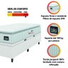 Cama Box Baú Solteiro Colchão Espuma D45 Lazio Pillow Top Branco Hellen - 6