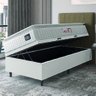 Cama Box Baú Solteiro Colchão Espuma D45 Lazio Pillow Top Branco Hellen - 3