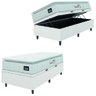 Cama Box Baú Solteiro Colchão Espuma D45 Lazio Pillow Top Branco Hellen - 2