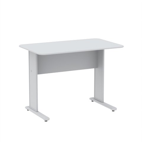 Mesa Auxiliar Maxxi Pandin 90 Cm Cinza Cristal
