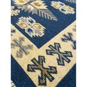 Ver imagem 3 de Tapete Sala Kilin Gashgai 240x300 Dupla Face Tribal 1 Azul