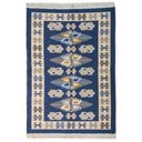 Ver imagem 1 de Tapete Sala Kilin Gashgai 240x300 Dupla Face Tribal 1 Azul