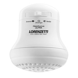 Chuveiro Lorenzetti Maxi Ducha Ultra 5500w 127v Branco 3t - 1